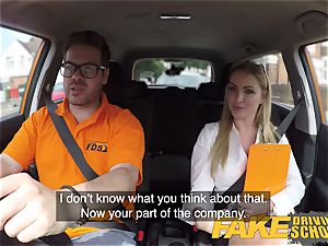 fake Driving college Georgie Lyall Off Duty fuck-fest